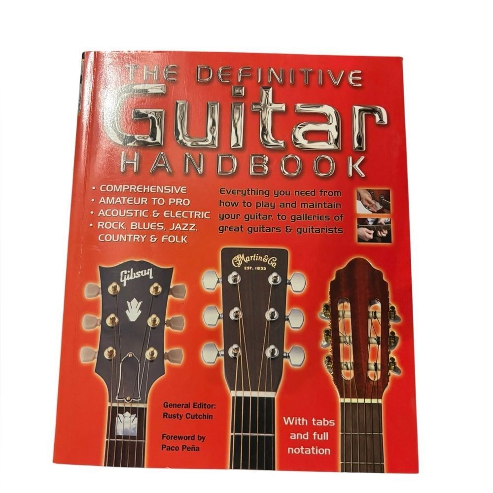 TheโDefinitive guitar handbook book